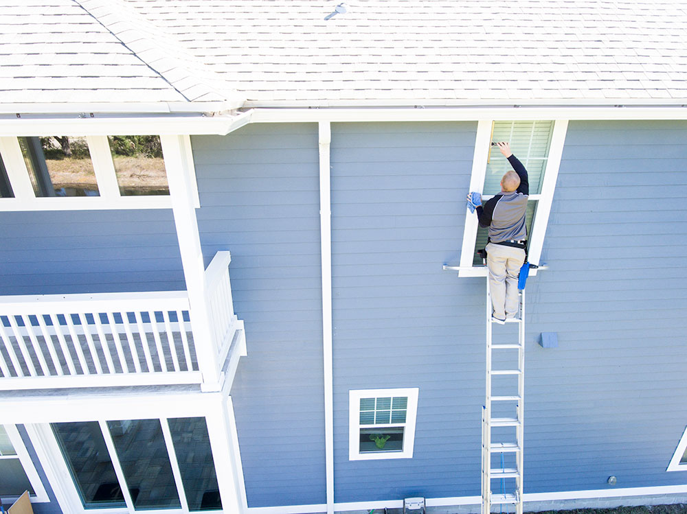 Second Floor Window Washing